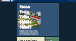 Desktop Screenshot of nossaportovelho.blogspot.com