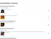 Tablet Screenshot of my-sisterlocs-journey.blogspot.com