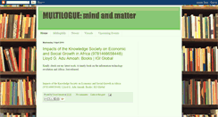 Desktop Screenshot of multilogue-stra.blogspot.com