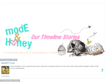 Tablet Screenshot of modeandhoney.blogspot.com