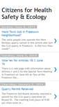 Mobile Screenshot of citizensforhealthsafetyecology.blogspot.com