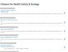 Tablet Screenshot of citizensforhealthsafetyecology.blogspot.com