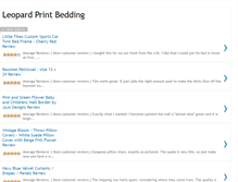Tablet Screenshot of leopard-print-bedding.blogspot.com