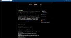 Desktop Screenshot of matchboxkid.blogspot.com