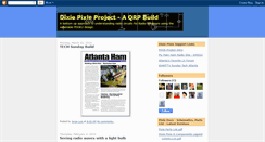 Desktop Screenshot of dixiepixieproject.blogspot.com