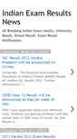 Mobile Screenshot of indianexamnews.blogspot.com