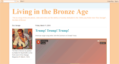 Desktop Screenshot of livinginthebronzeage.blogspot.com