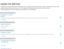 Tablet Screenshot of mohairfordollhair.blogspot.com