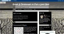 Desktop Screenshot of boundanddeterminedtofindagoodread.blogspot.com