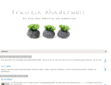 Tablet Screenshot of fraeuleinwunderwoll.blogspot.com