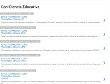 Tablet Screenshot of con-cienciaeducativa.blogspot.com