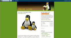 Desktop Screenshot of codigo-livre.blogspot.com