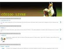 Tablet Screenshot of codigo-livre.blogspot.com