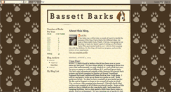 Desktop Screenshot of bassettbarks.blogspot.com