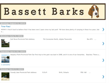 Tablet Screenshot of bassettbarks.blogspot.com