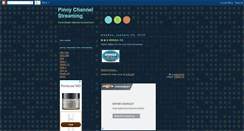 Desktop Screenshot of pinoy-channel-streaming.blogspot.com