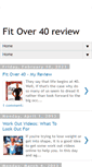 Mobile Screenshot of fitover40reviewer.blogspot.com