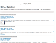 Tablet Screenshot of linuxhackbox.blogspot.com