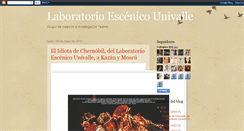 Desktop Screenshot of escenicolabunivalle.blogspot.com