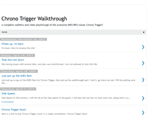 Tablet Screenshot of chronotriggerwalkthrough.blogspot.com