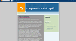 Desktop Screenshot of compromisosocialcnp25.blogspot.com