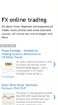 Mobile Screenshot of fxonlinetrading-money.blogspot.com