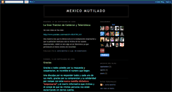 Desktop Screenshot of mexicoesclavo.blogspot.com