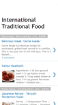Mobile Screenshot of internationaltraditionalfood.blogspot.com