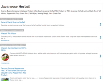 Tablet Screenshot of javanesseherbal.blogspot.com