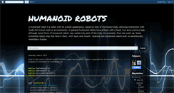 Desktop Screenshot of indian-humanoidrobots.blogspot.com