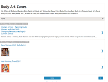 Tablet Screenshot of bodyartzones.blogspot.com