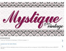 Tablet Screenshot of mystqvintage.blogspot.com