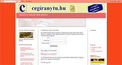 Desktop Screenshot of cegiranytu-tanacsado.blogspot.com