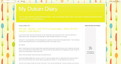 Desktop Screenshot of dukandiary2011.blogspot.com