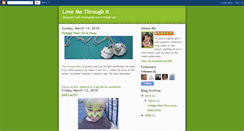Desktop Screenshot of lovemethroughit.blogspot.com