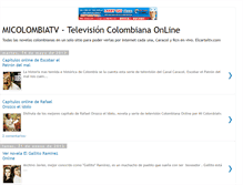 Tablet Screenshot of micolombiatv.blogspot.com