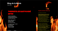 Desktop Screenshot of blogdelamente.blogspot.com
