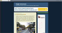 Desktop Screenshot of knightadventures.blogspot.com