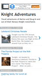 Mobile Screenshot of knightadventures.blogspot.com