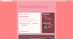 Desktop Screenshot of ineedulove.blogspot.com