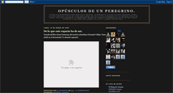 Desktop Screenshot of opusculosdeunperegrino.blogspot.com