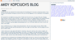 Desktop Screenshot of akopciuch.blogspot.com