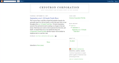Desktop Screenshot of cryogenics-cryotron.blogspot.com