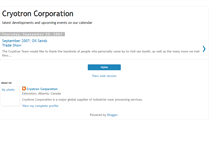 Tablet Screenshot of cryogenics-cryotron.blogspot.com