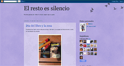 Desktop Screenshot of mistica-elrestoessilencio.blogspot.com