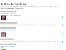 Tablet Screenshot of bestrongbetruebeyou.blogspot.com