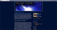 Desktop Screenshot of newsunrising.blogspot.com