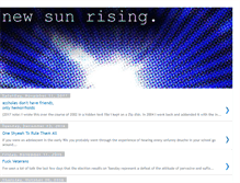 Tablet Screenshot of newsunrising.blogspot.com