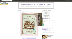 Desktop Screenshot of mixedmediamischiefmakers.blogspot.com