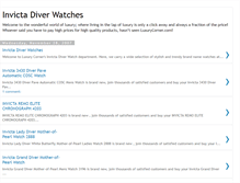 Tablet Screenshot of invicta-diver-watches.blogspot.com